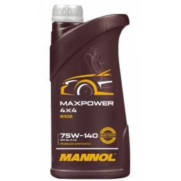 1Л - 75W140 MAXPOWER 4x4 GL 5 MANNOL 8102 трансмиссионное масло